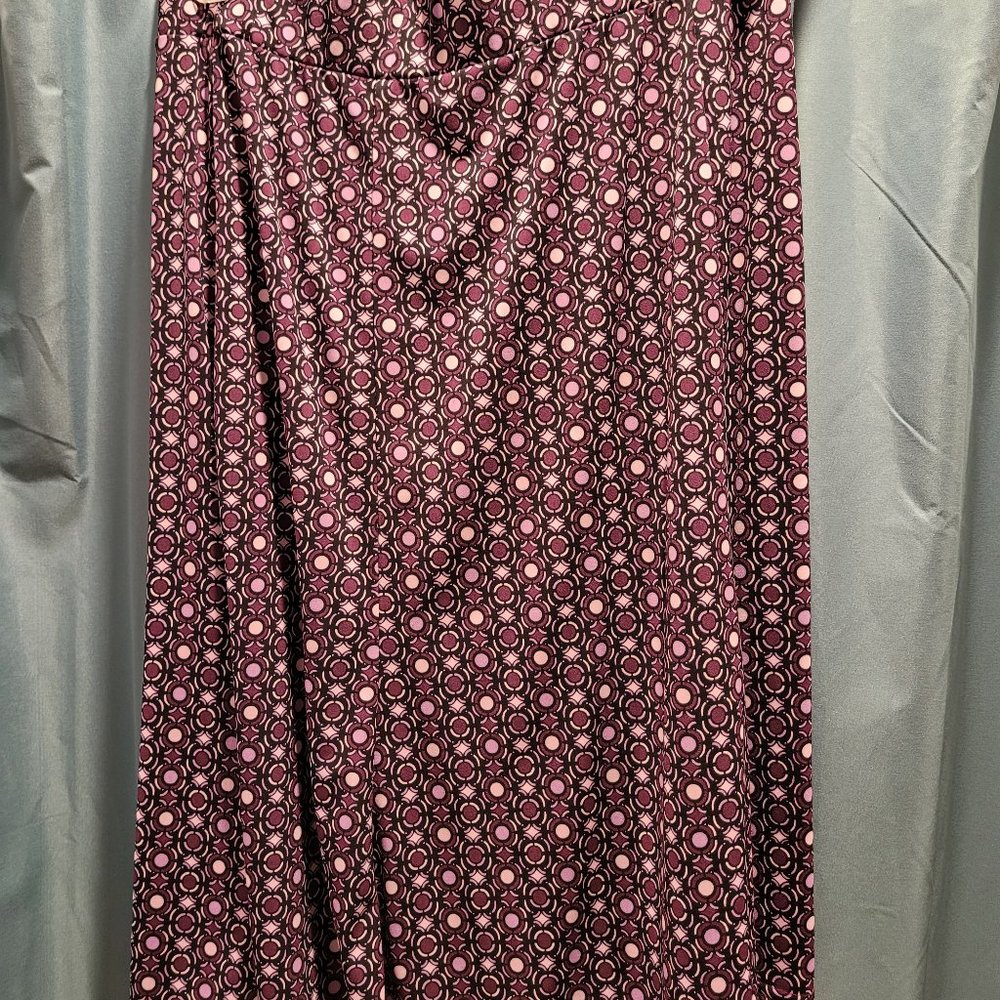 Sag Harbor Skirt Small S Purple Yoga Band A Line Knee Length